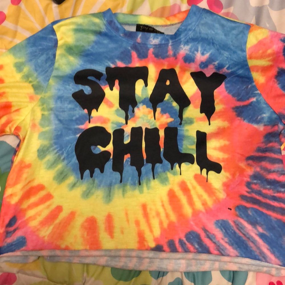 Tie-Dye print Crop Top
